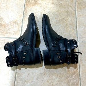 Stuart Weitzman moto booties